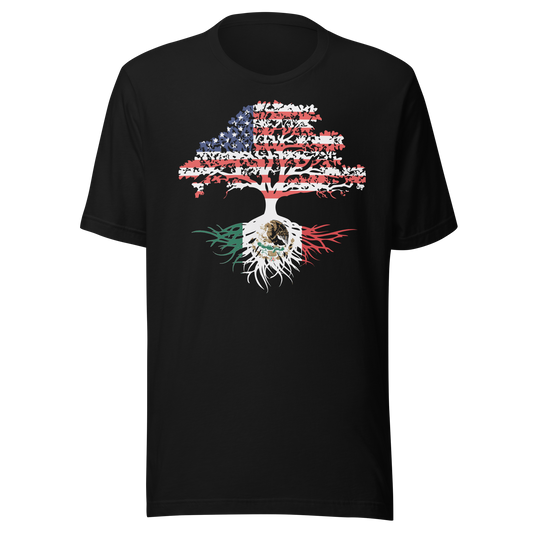 USA Mexico Tree T Shirt Men Women Kids Gift