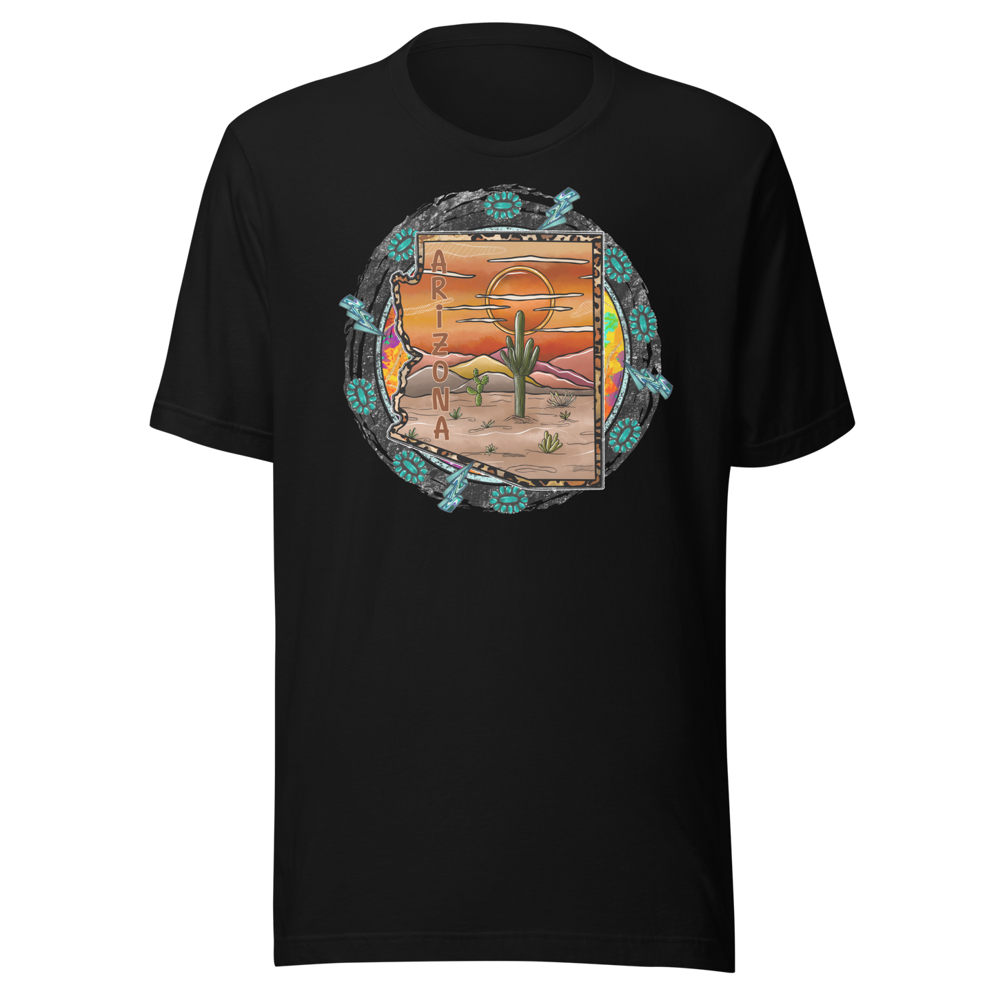 Arizona Desert Sunset T Shirt Men Women Kids Gift