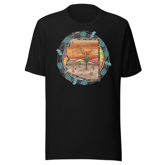 Arizona Desert Sunset T Shirt Men Women Kids Gift
