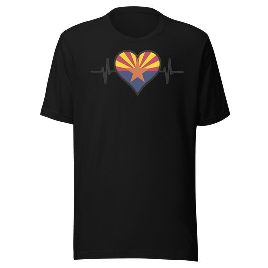 Heart Flag T Shirt Men Women Kids Gift