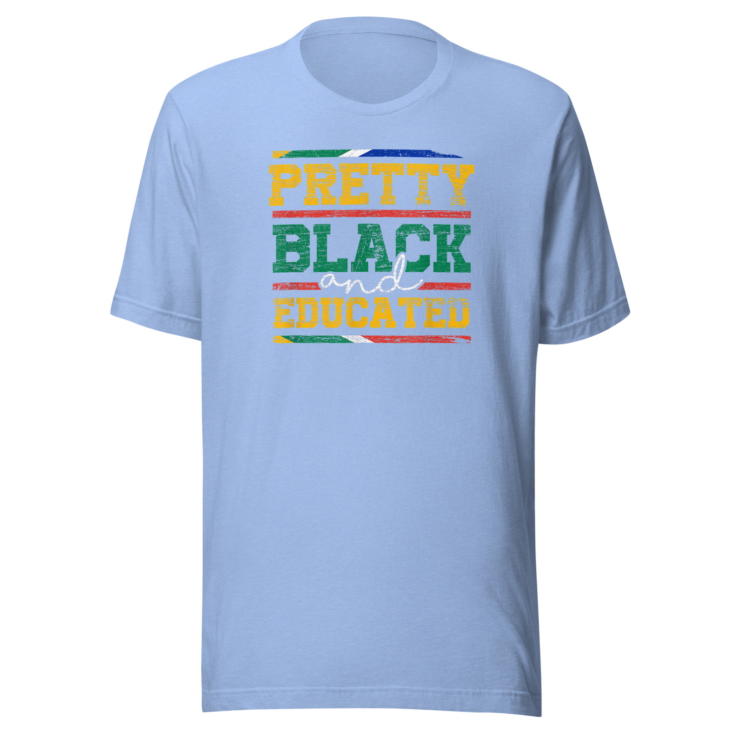 Pretty Black And Educated Women Gift Black History Month T-Shirt