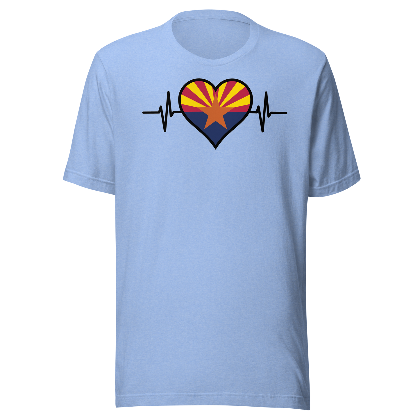 Heart Flag T Shirt Men Women Kids Gift