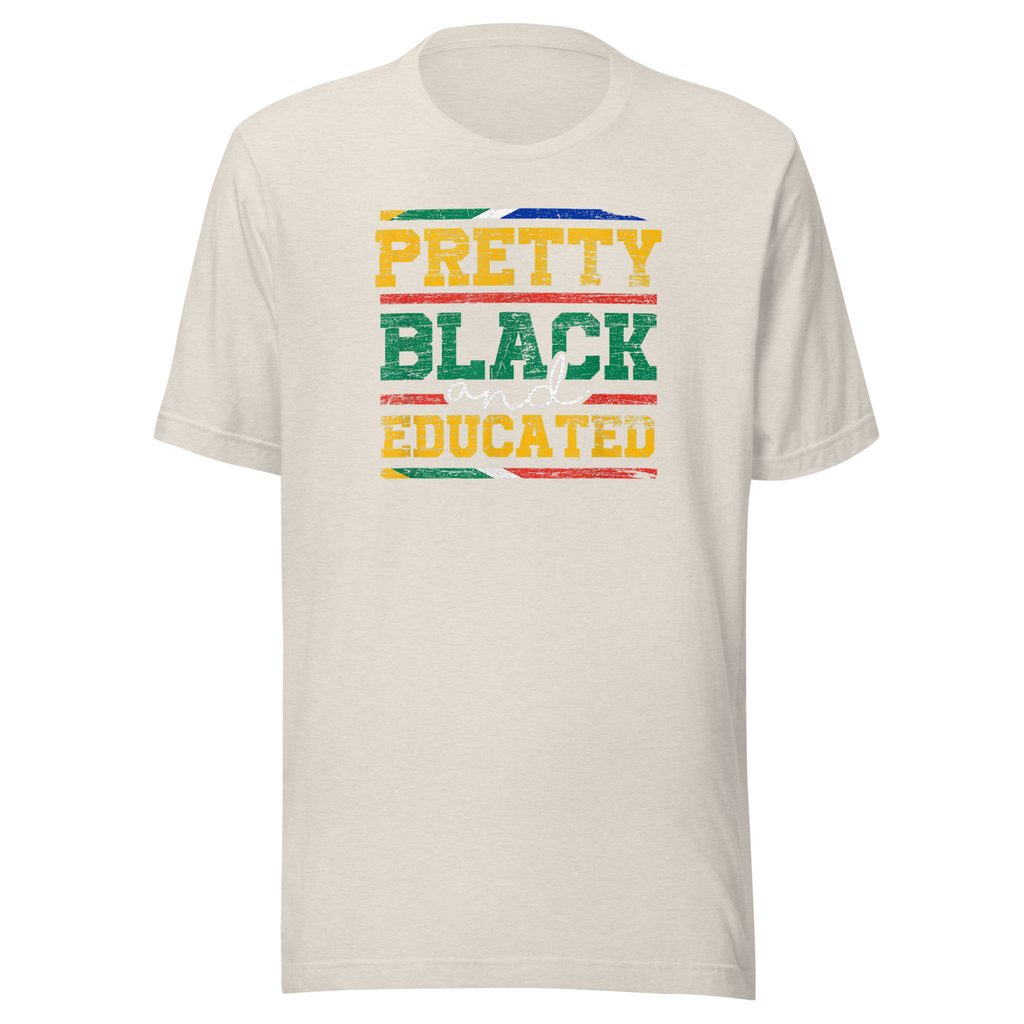 Pretty Black And Educated Women Gift Black History Month T-Shirt