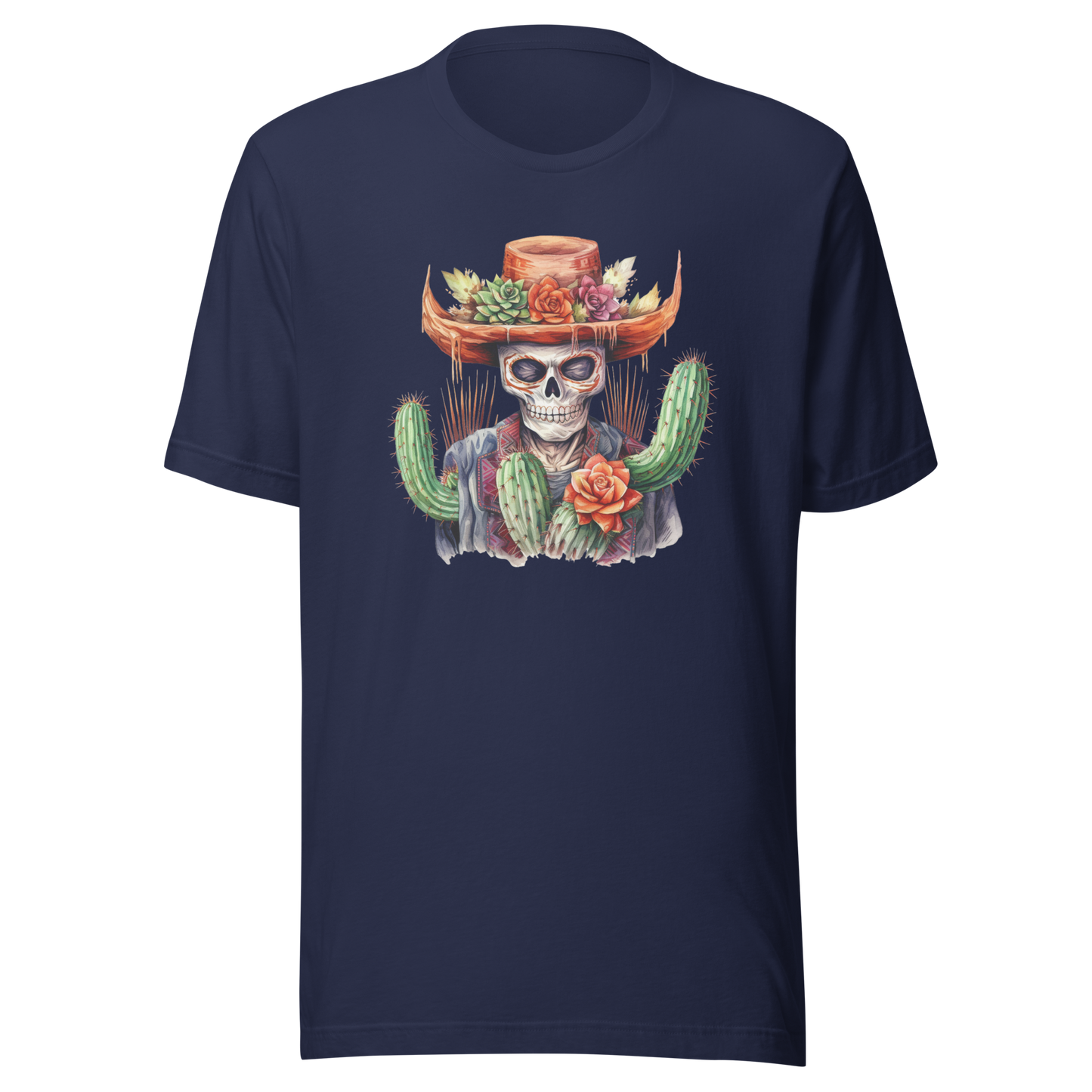 Skeleton with Cactus Hat