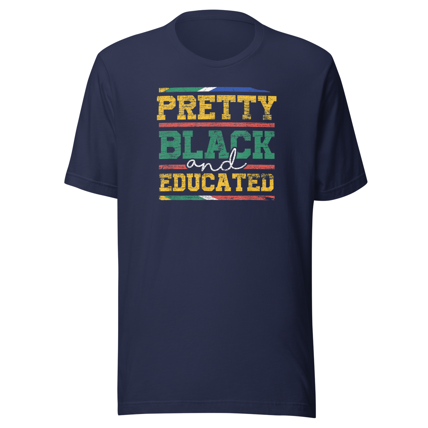 Pretty Black And Educated Women Gift Black History Month T-Shirt