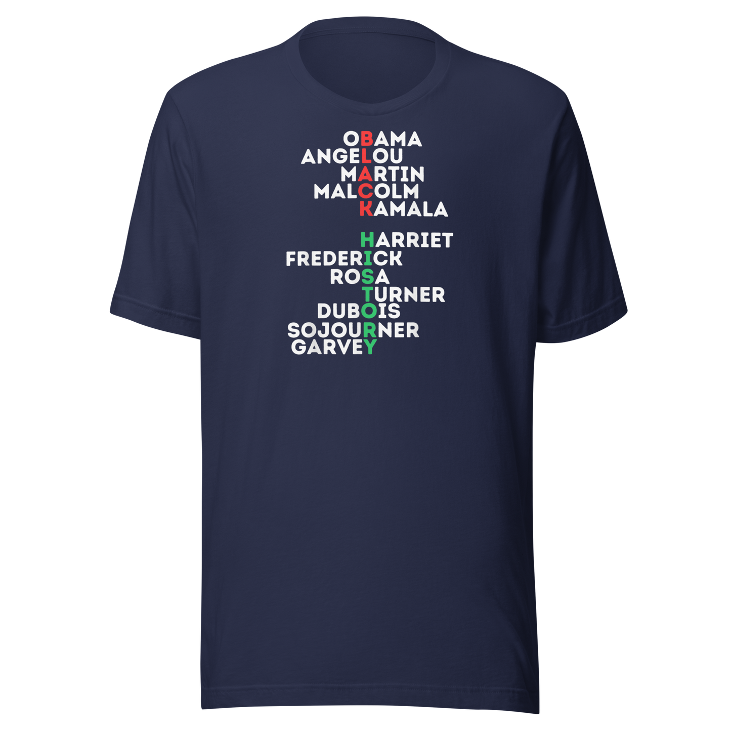 Black History Month 2021 Dream Like Leaders Kings Queens Luv T-Shirt