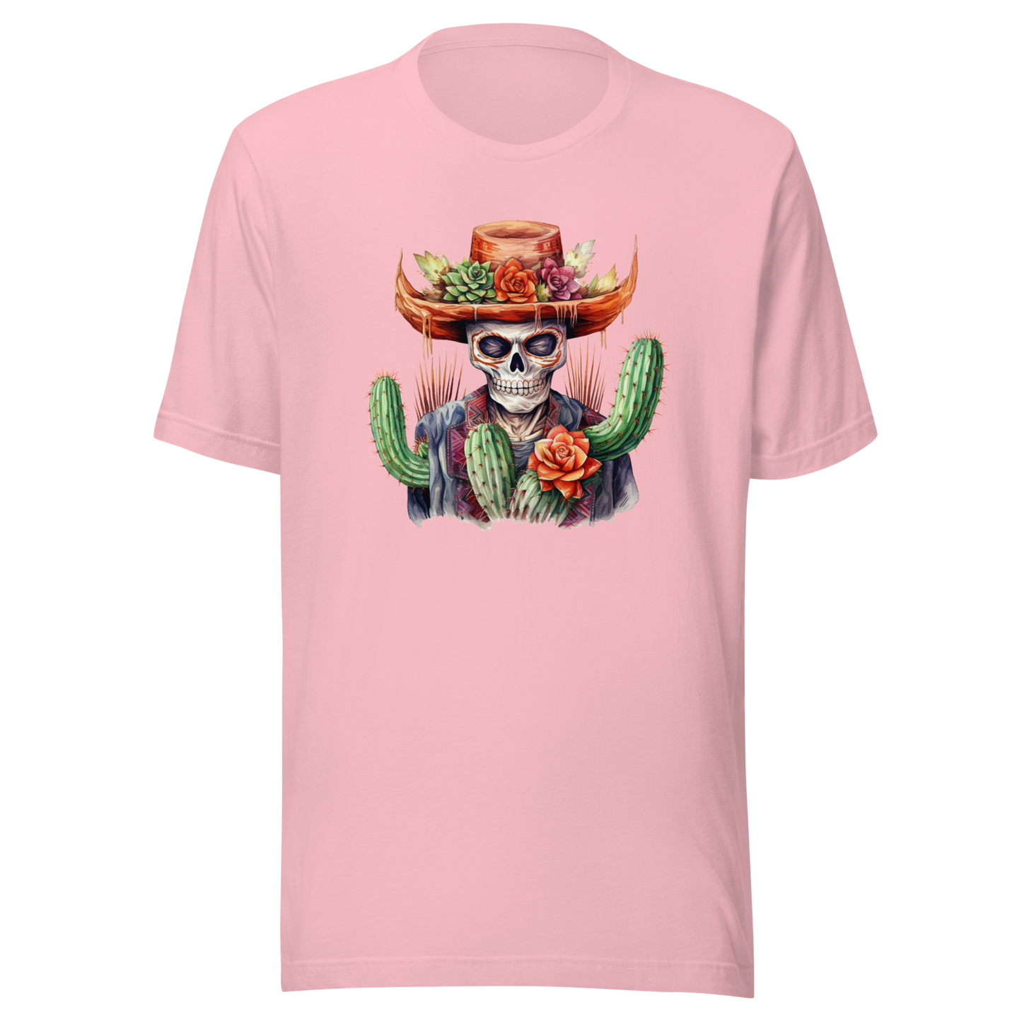 Skeleton with Cactus Hat