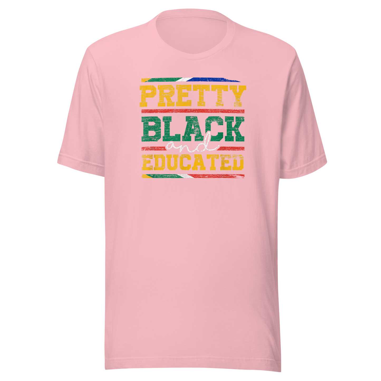 Pretty Black And Educated Women Gift Black History Month T-Shirt