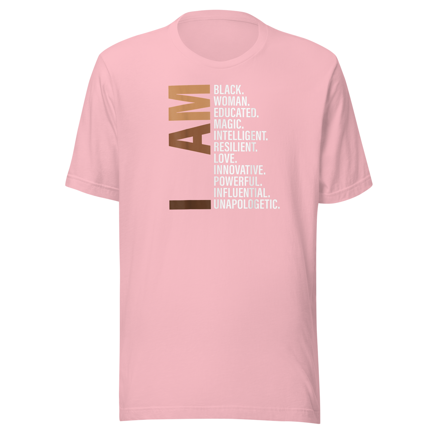 I Am Black Woman Educated Melanin Black History Month Gift T-Shirt