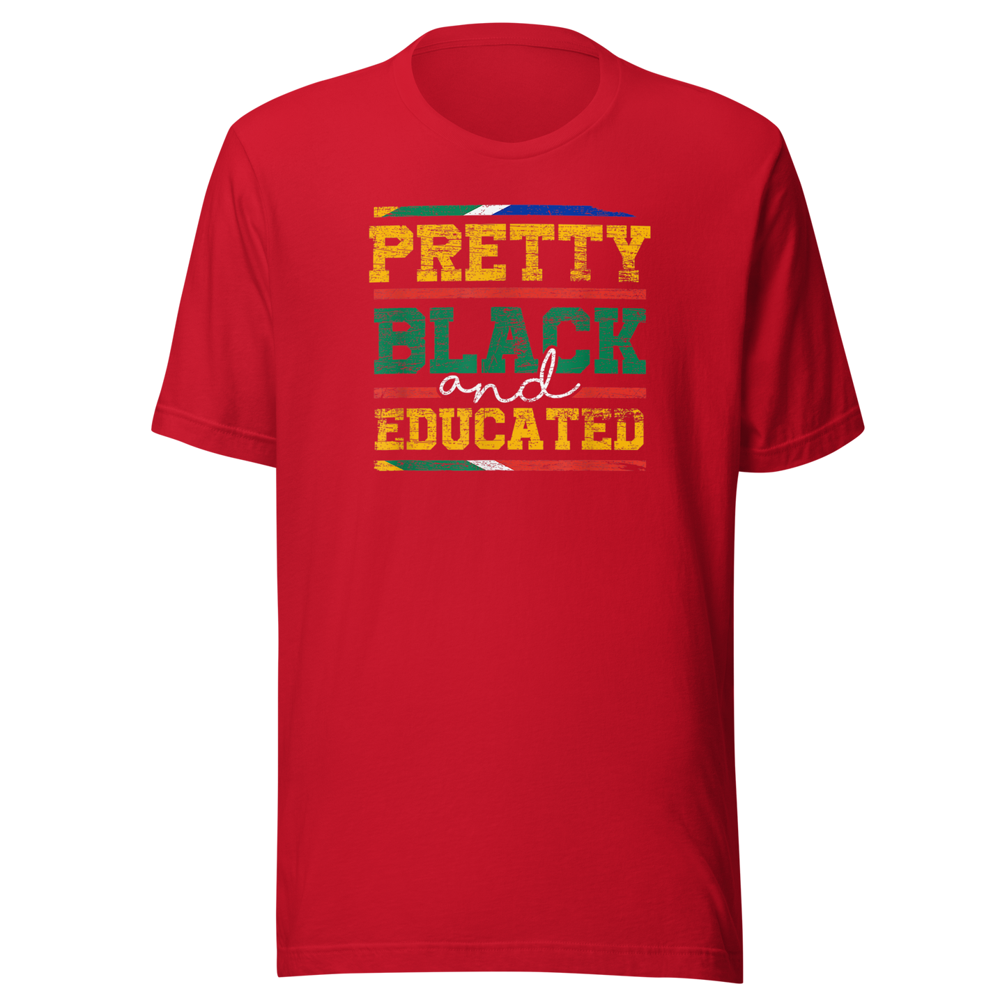 Pretty Black And Educated Women Gift Black History Month T-Shirt