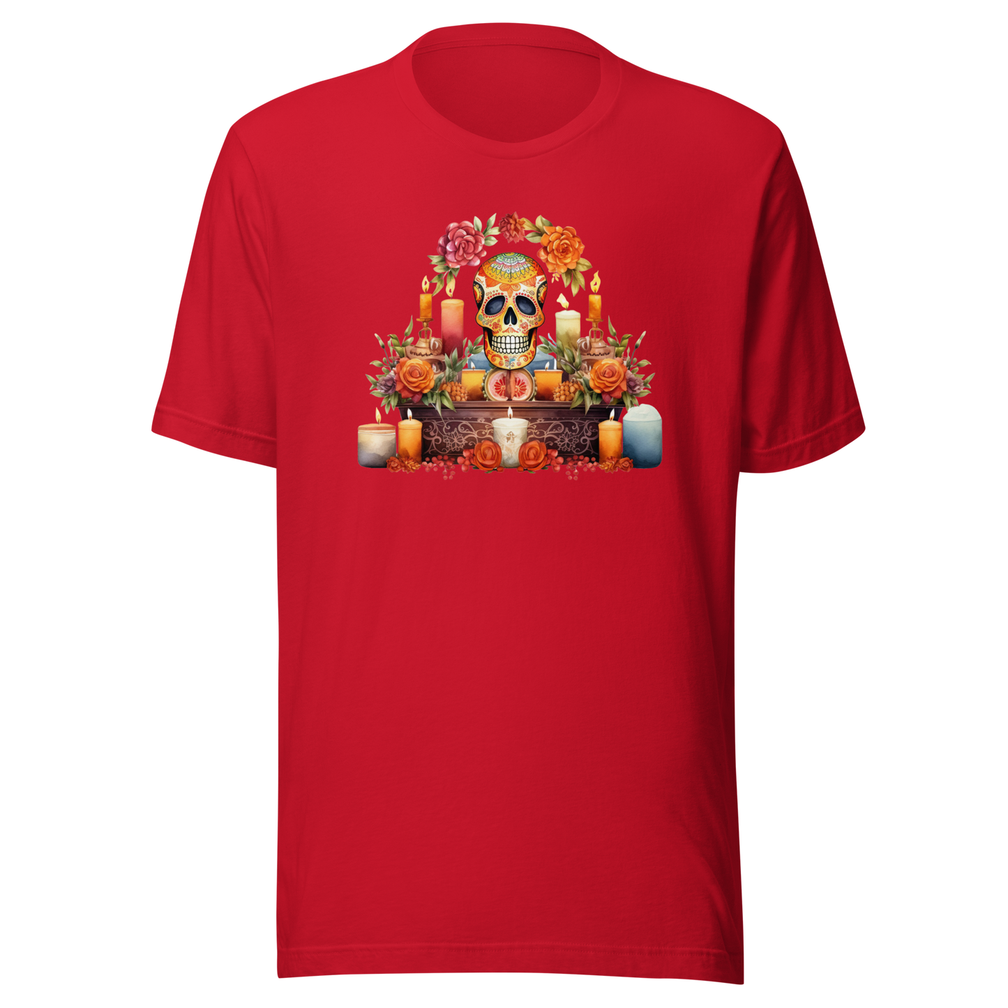 Floral Sugar Skull Altar Shirt