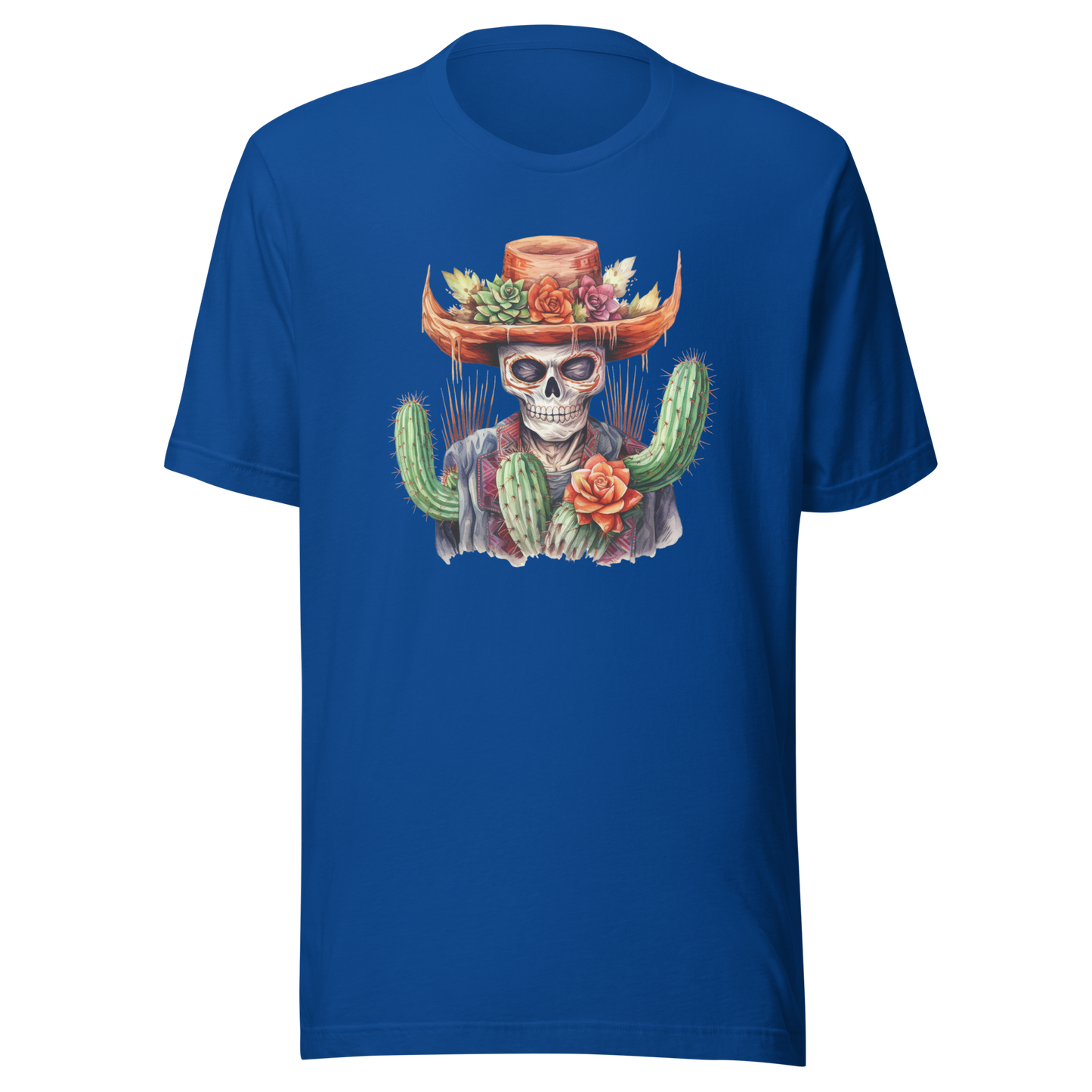 Skeleton with Cactus Hat