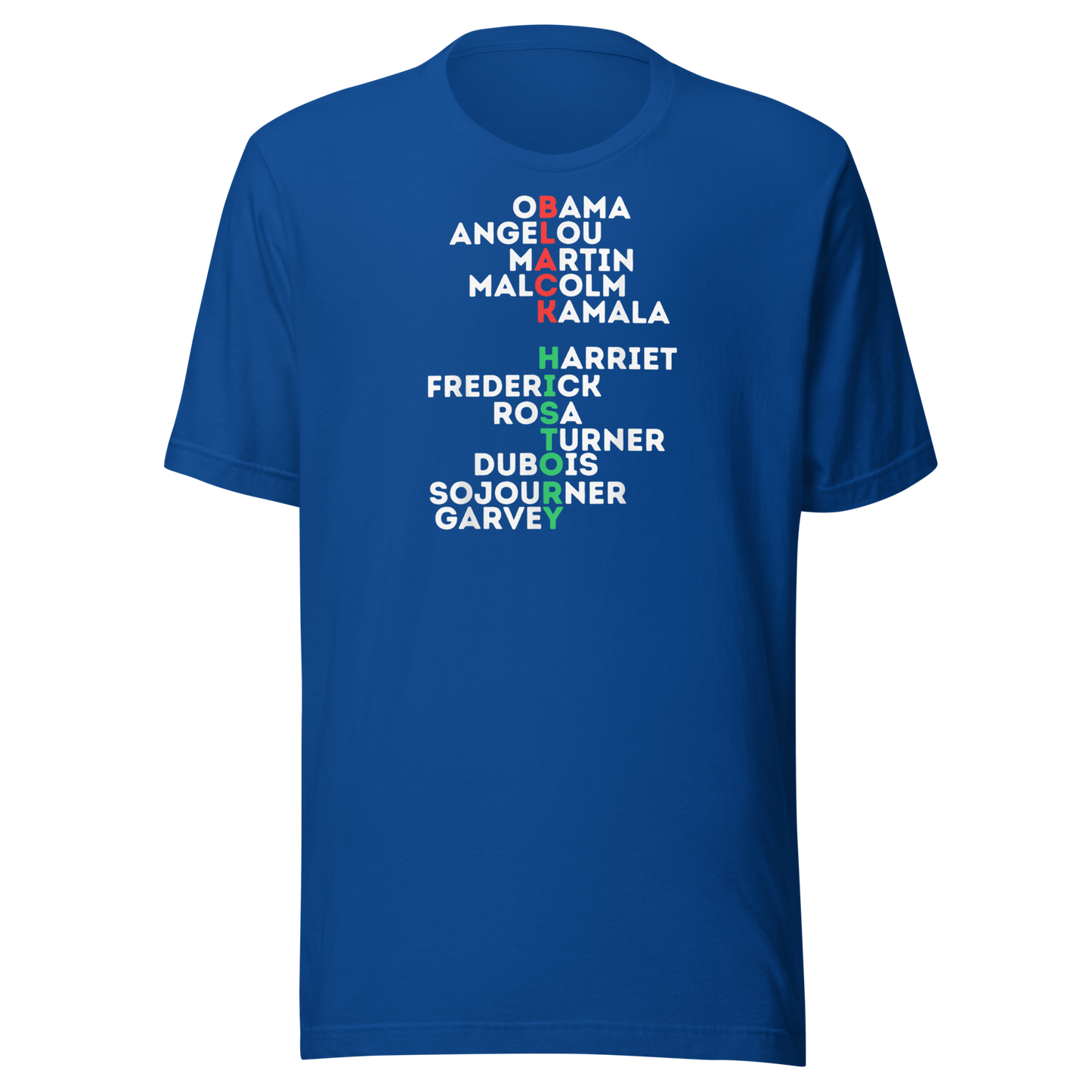 Black History Month 2021 Dream Like Leaders Kings Queens Luv T-Shirt