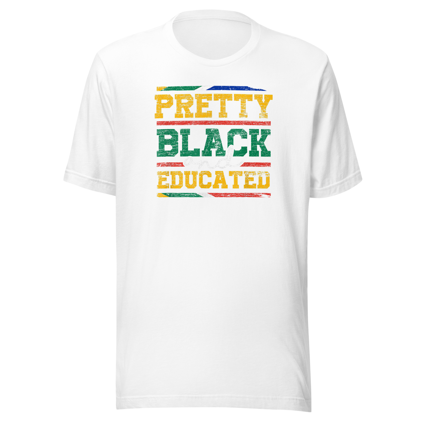 Pretty Black And Educated Women Gift Black History Month T-Shirt