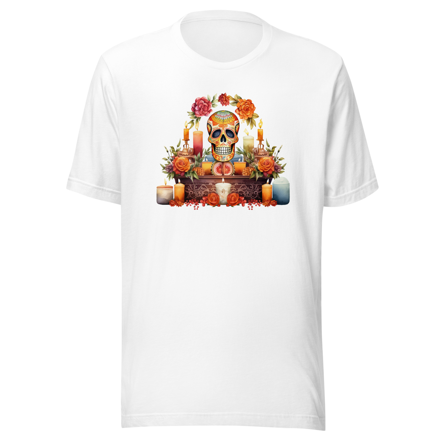 Floral Sugar Skull Altar Shirt