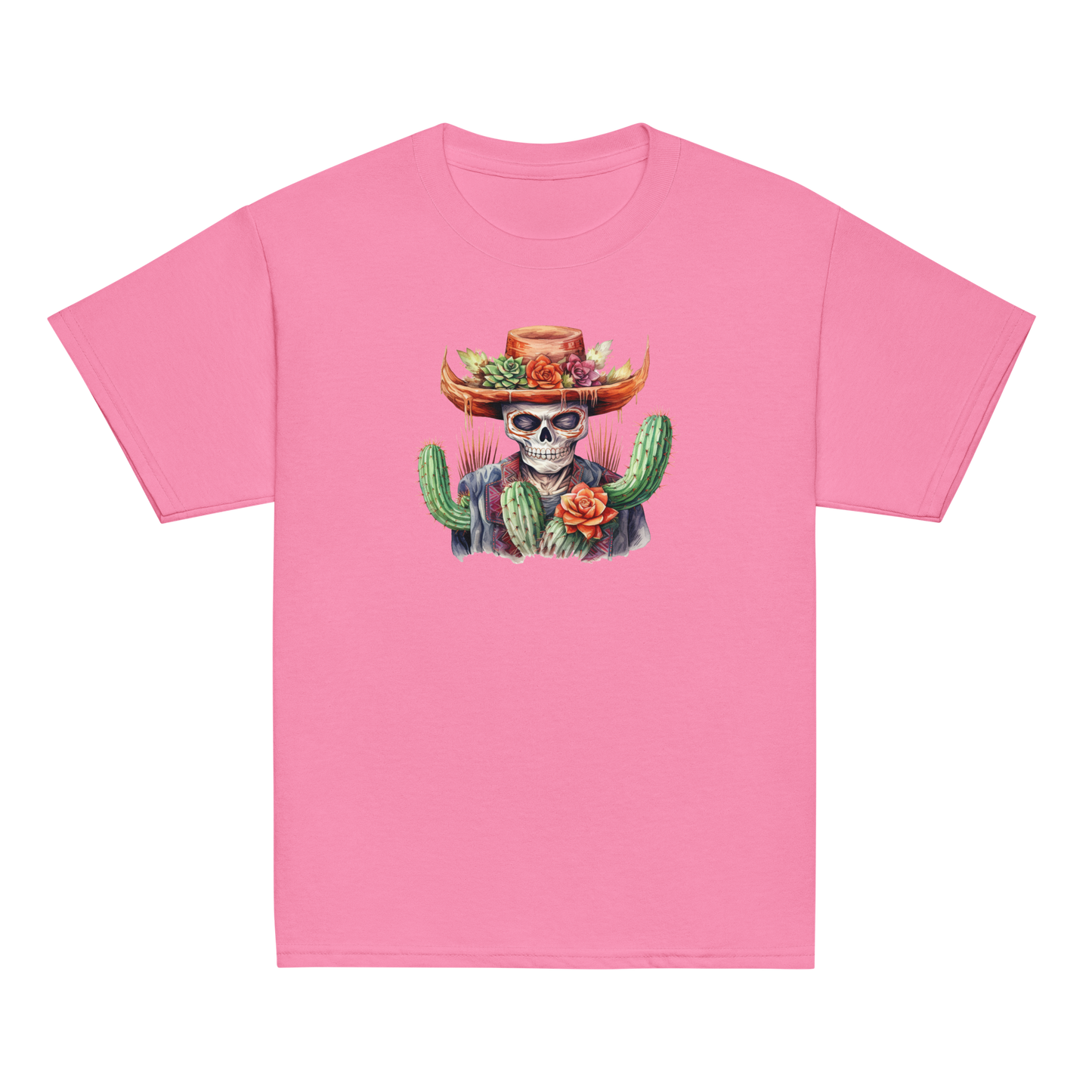 Skeleton with Cactus Hat