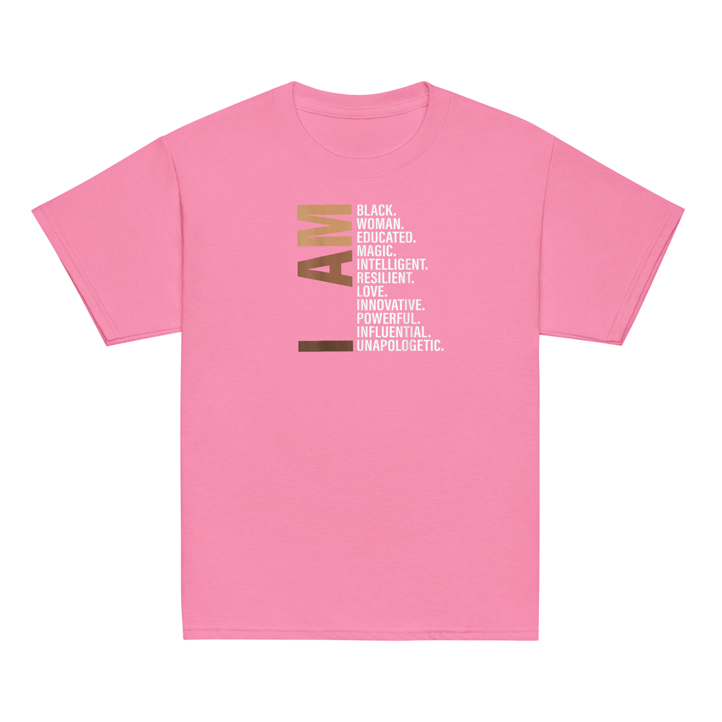 I Am Black Woman Educated Melanin Black History Month Gift T-Shirt