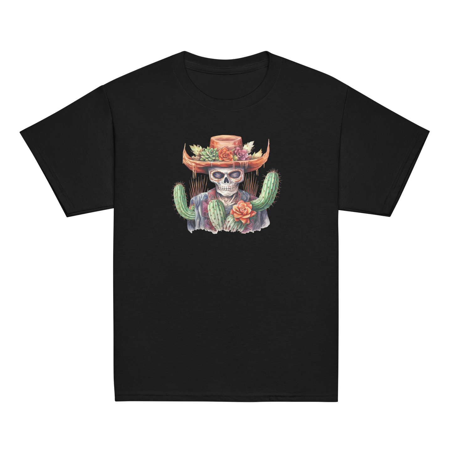Skeleton with Cactus Hat