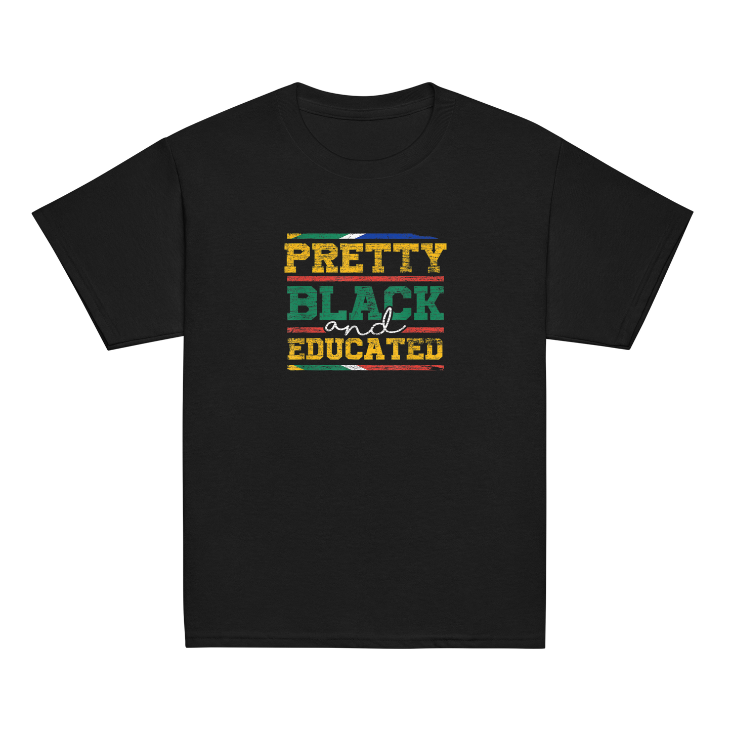 Pretty Black And Educated Women Gift Black History Month T-Shirt