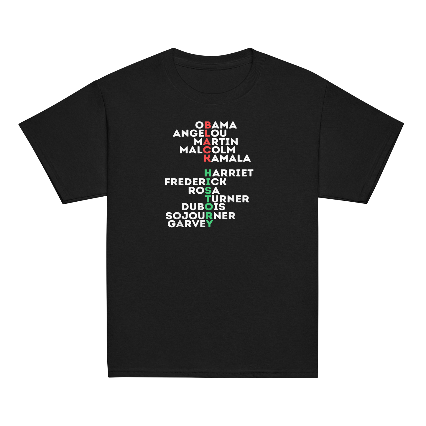 Black History Month 2021 Dream Like Leaders Kings Queens Luv T-Shirt