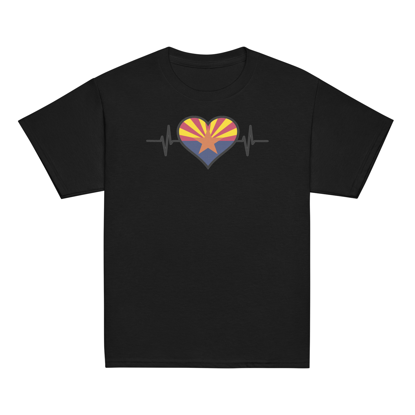 Heart Flag T Shirt Men Women Kids Gift