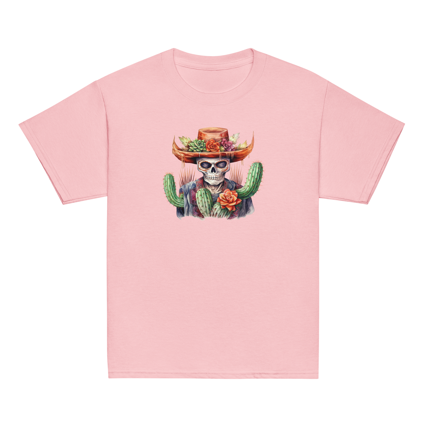 Skeleton with Cactus Hat