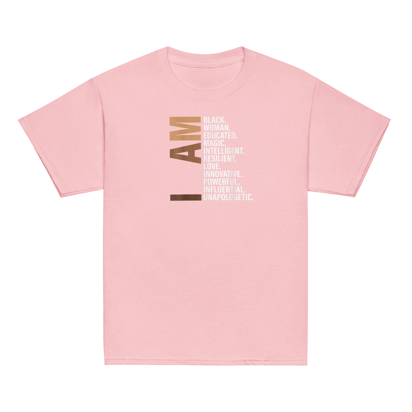 I Am Black Woman Educated Melanin Black History Month Gift T-Shirt