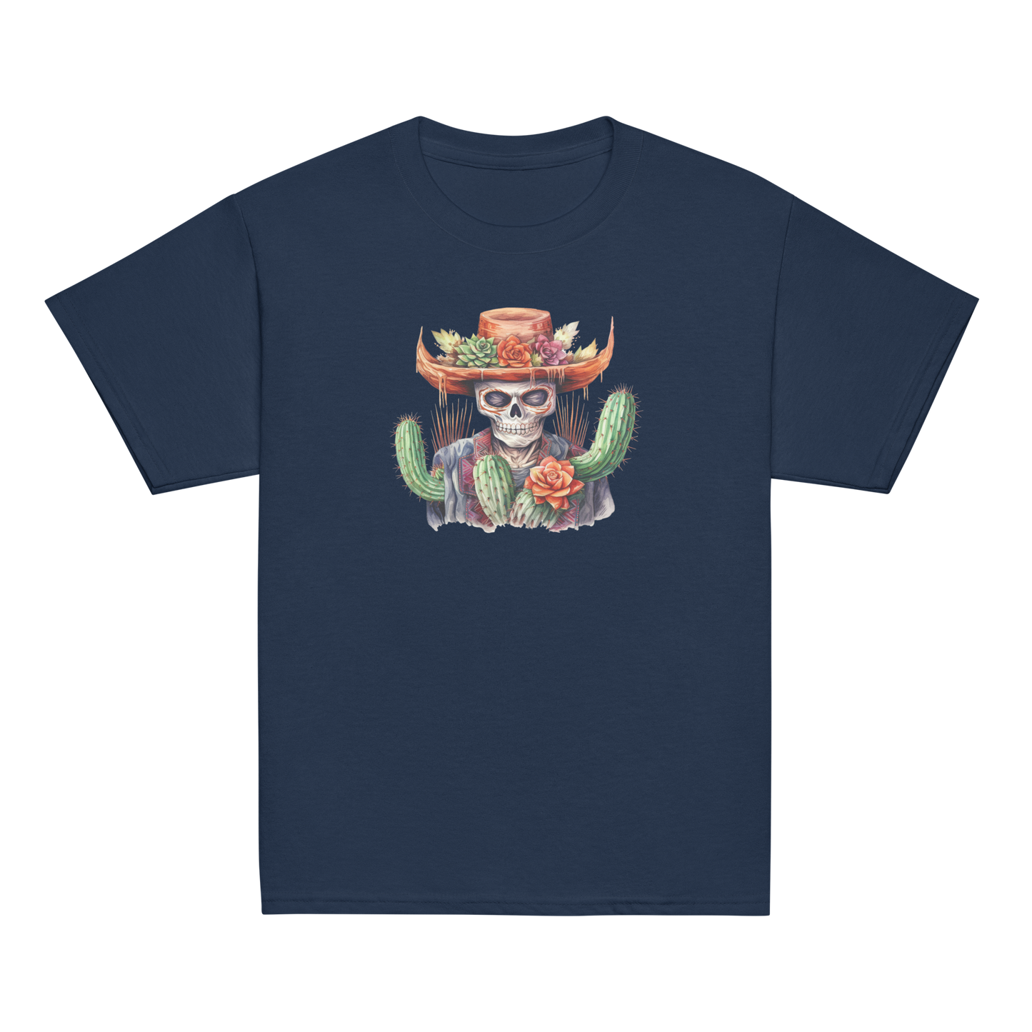 Skeleton with Cactus Hat