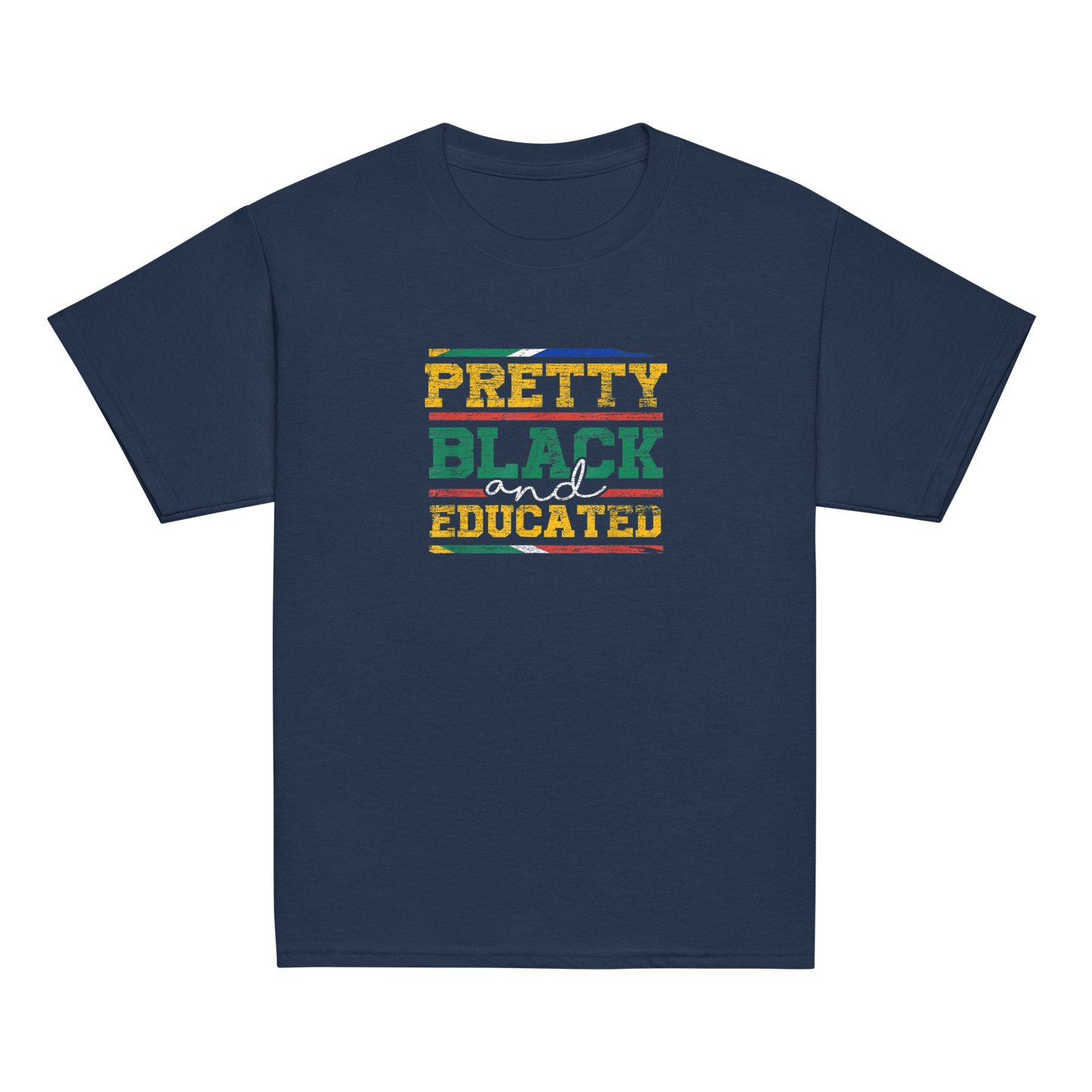 Pretty Black And Educated Women Gift Black History Month T-Shirt
