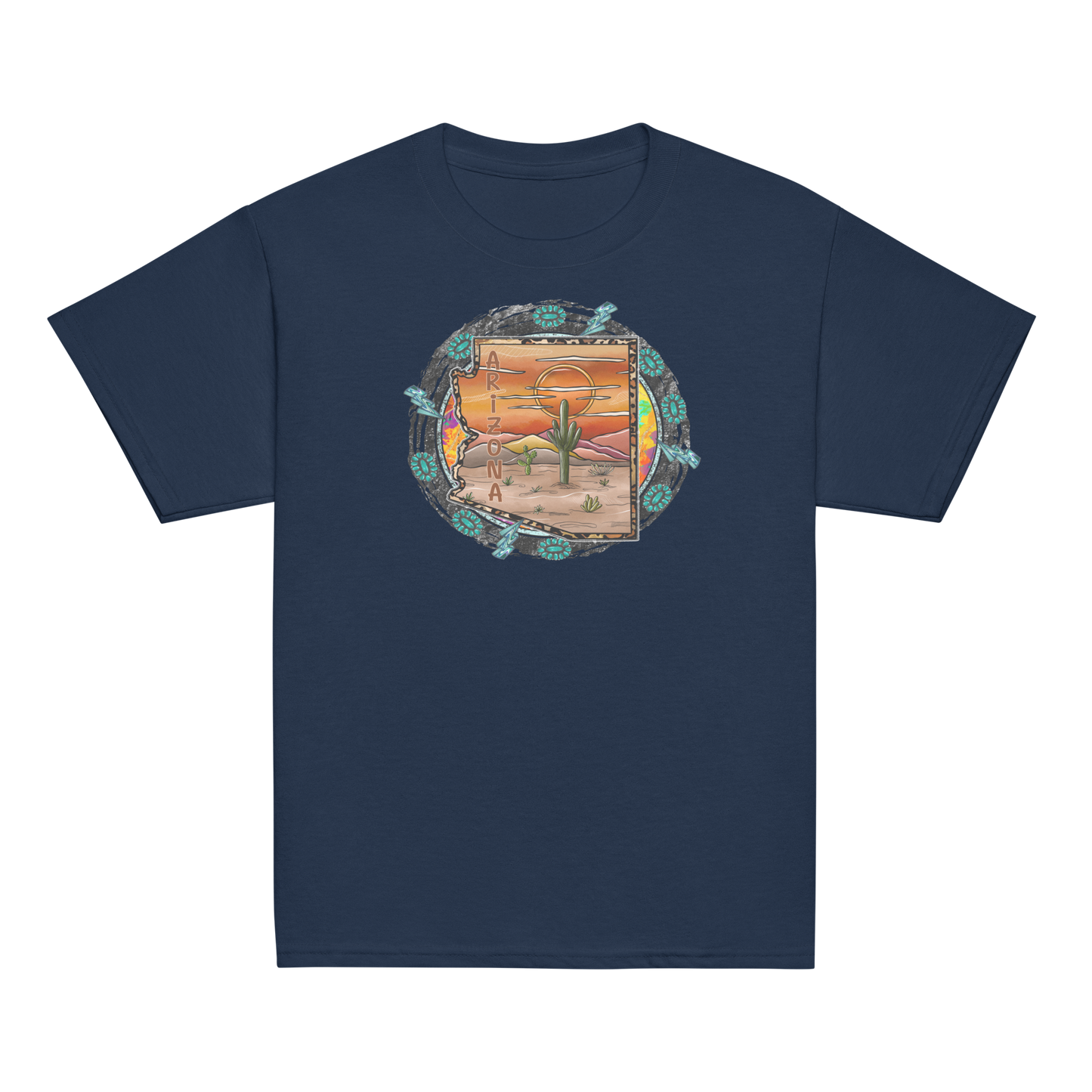 Arizona Desert Sunset T Shirt Men Women Kids Gift