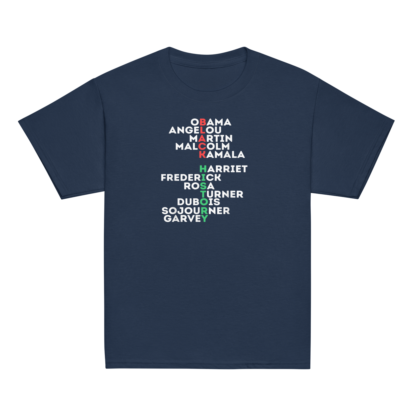 Black History Month 2021 Dream Like Leaders Kings Queens Luv T-Shirt