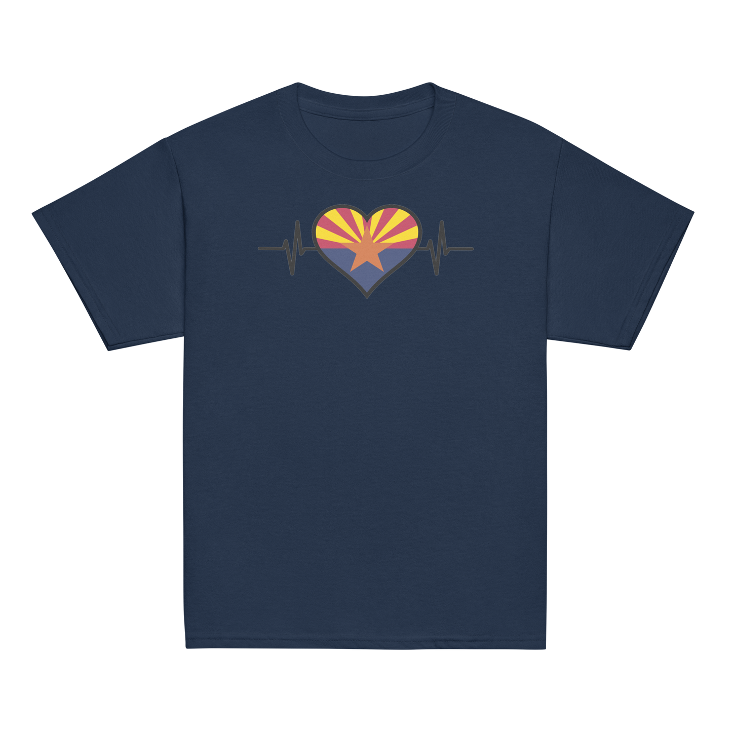 Heart Flag T Shirt Men Women Kids Gift