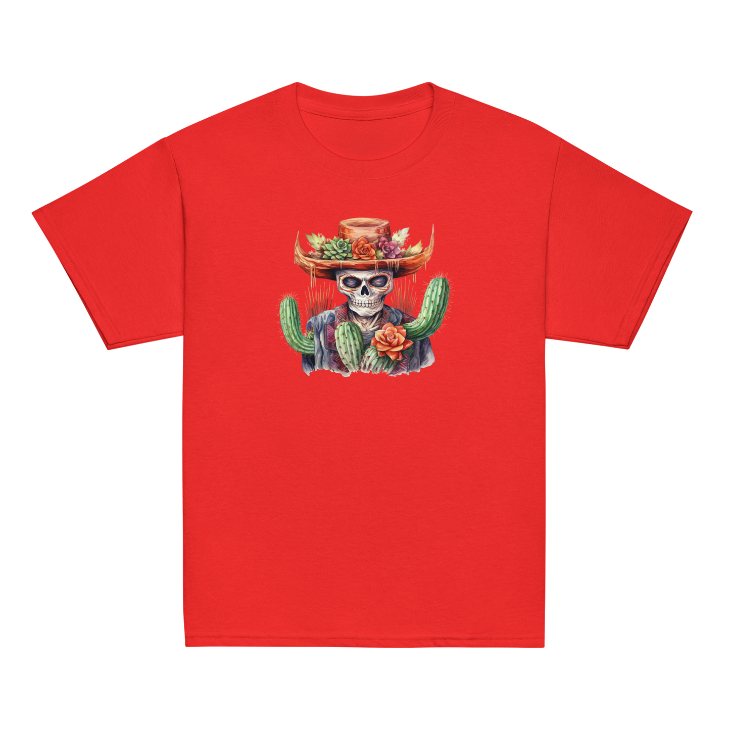 Skeleton with Cactus Hat