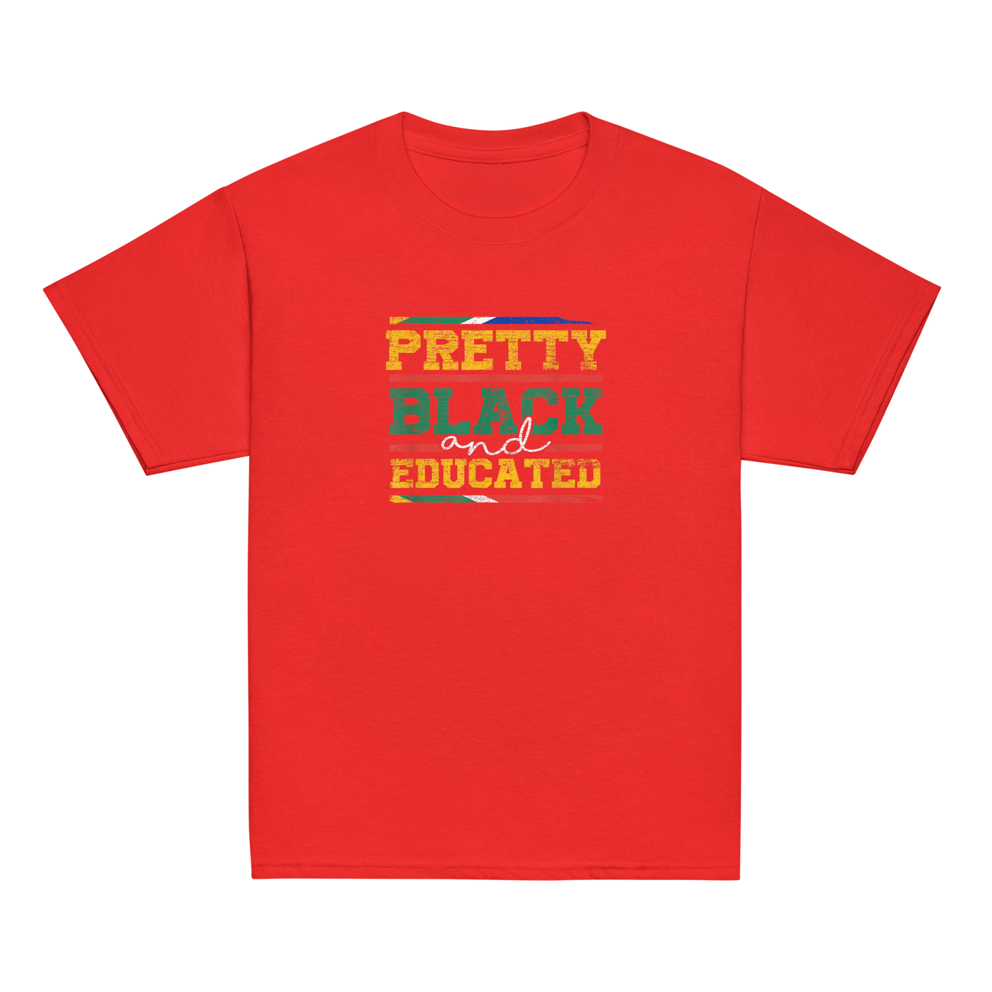 Pretty Black And Educated Women Gift Black History Month T-Shirt