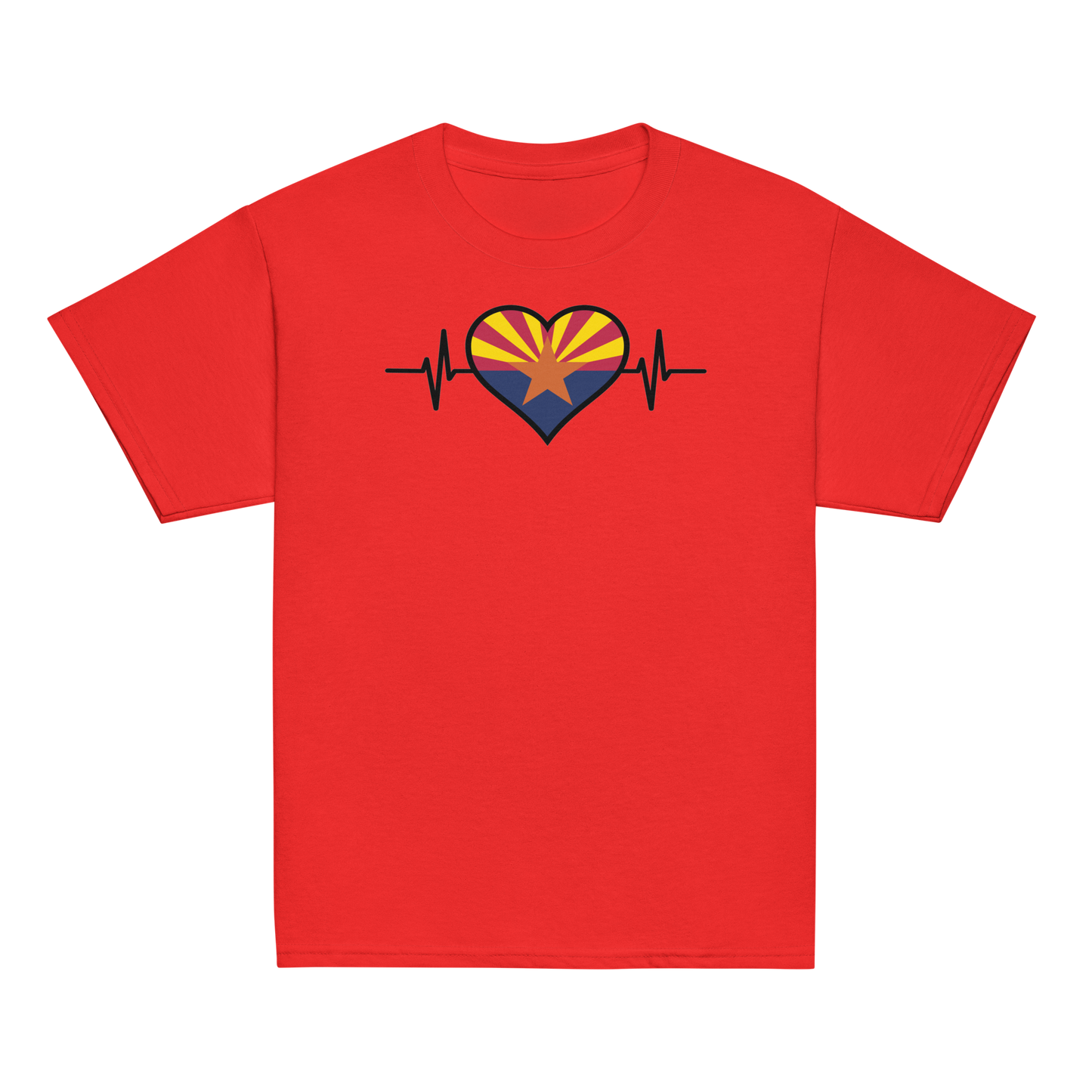 Heart Flag T Shirt Men Women Kids Gift