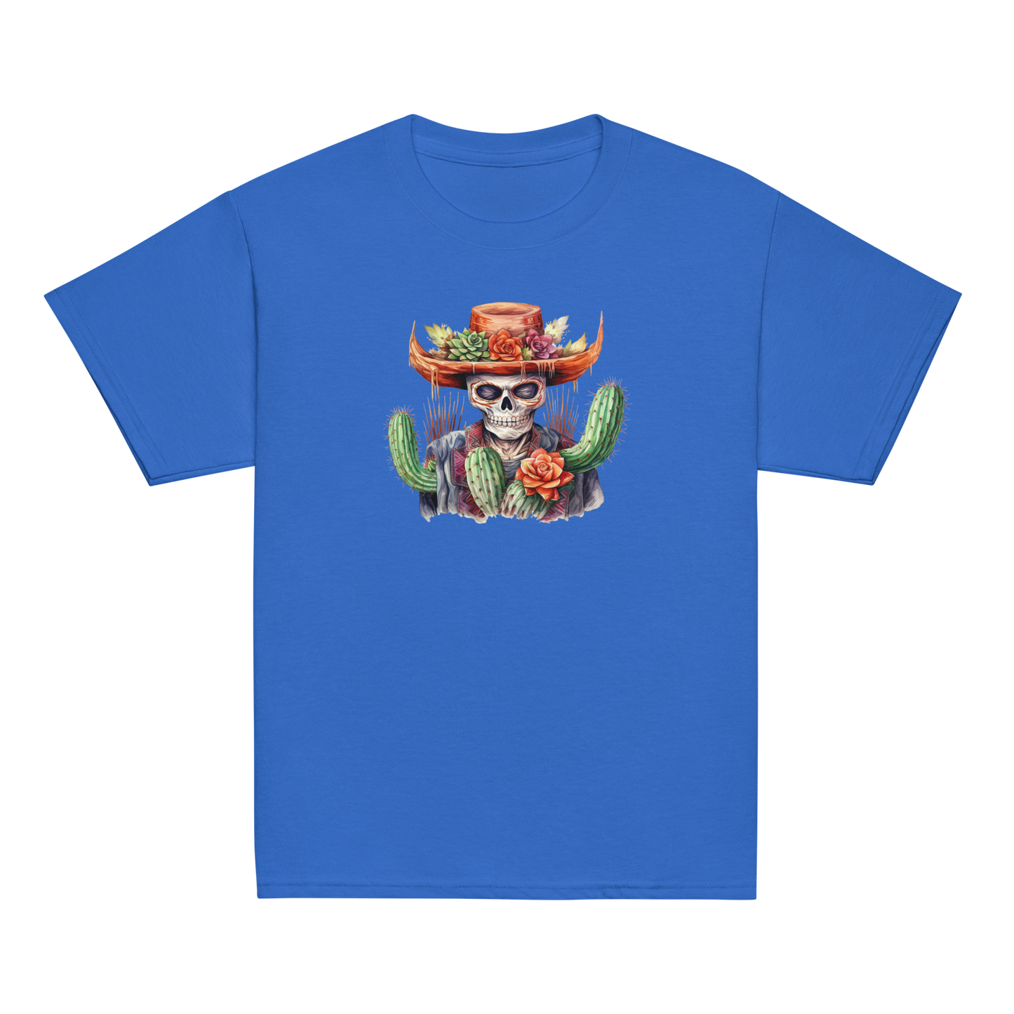 Skeleton with Cactus Hat