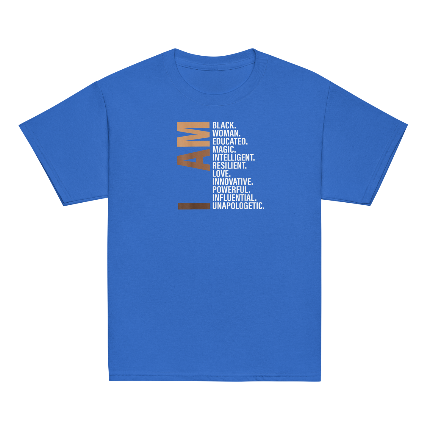 I Am Black Woman Educated Melanin Black History Month Gift T-Shirt