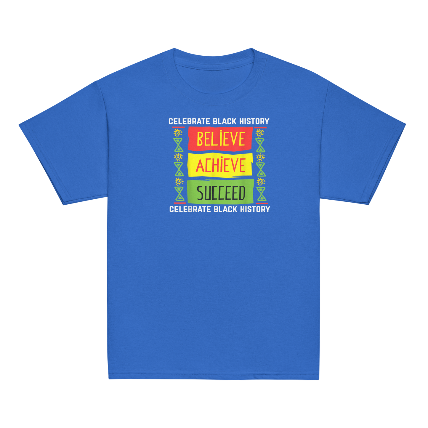 Believe Achieve Succeed Black History Gift Political Shirt T-Shirt