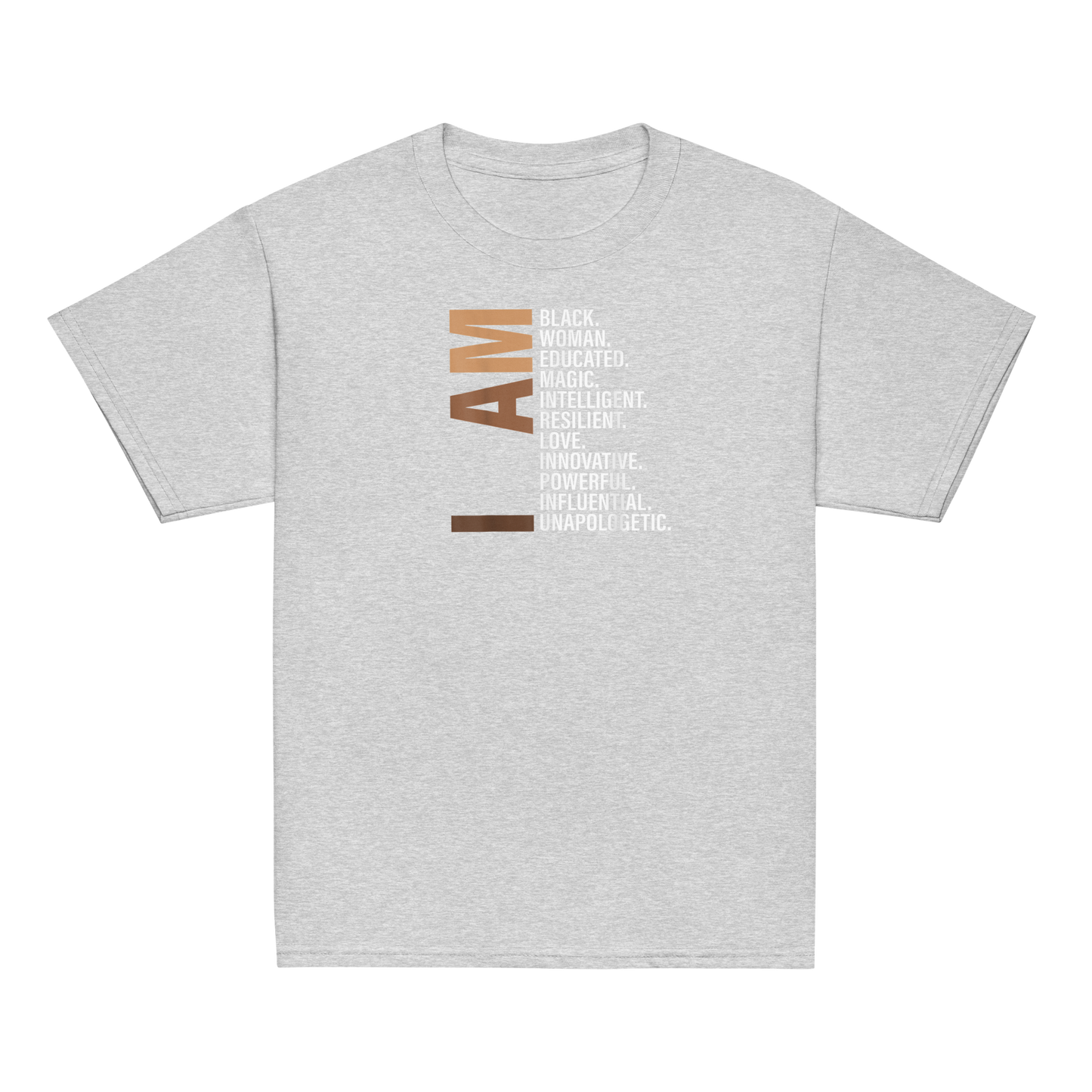 I Am Black Woman Educated Melanin Black History Month Gift T-Shirt