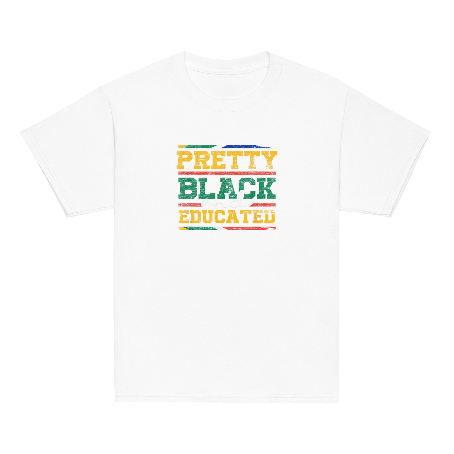 Pretty Black And Educated Women Gift Black History Month T-Shirt